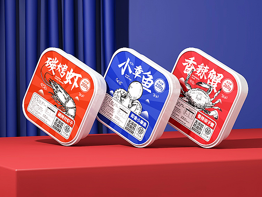 讨小海海鲜包装设计