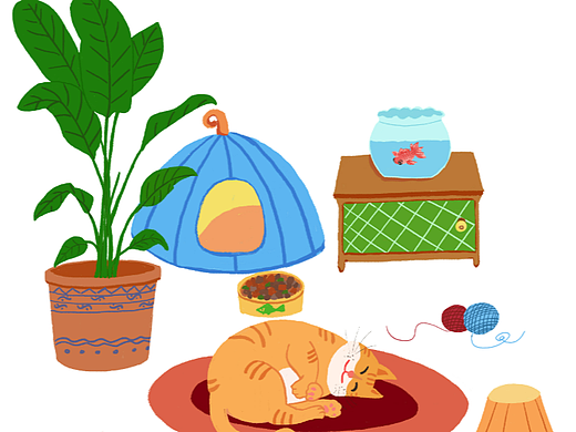 扁平风插画