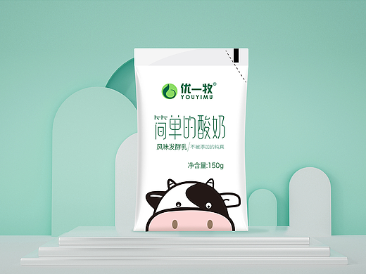 鲜牛奶酸牛奶乳品包装设计