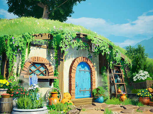 【UE4风格化场景】霍比特人小屋