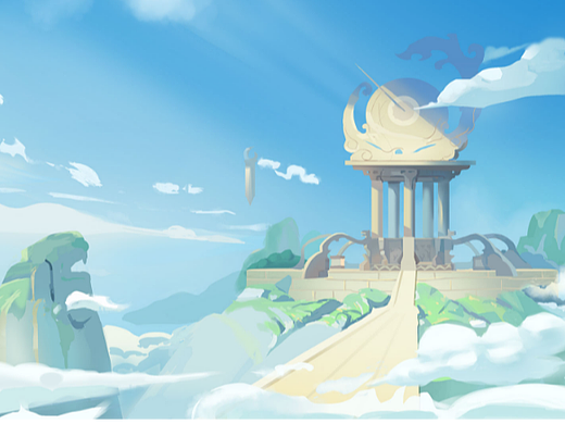 场景临摹练习中