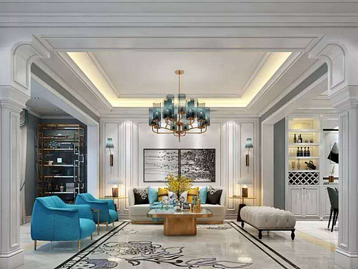 美式轻奢（个人主页-ZNjI5NzIyMDg=） - 家装设计 - 站酷设计师折耳喵1992原创素材 - 站酷ZCOOL