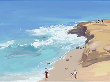 旅行插画