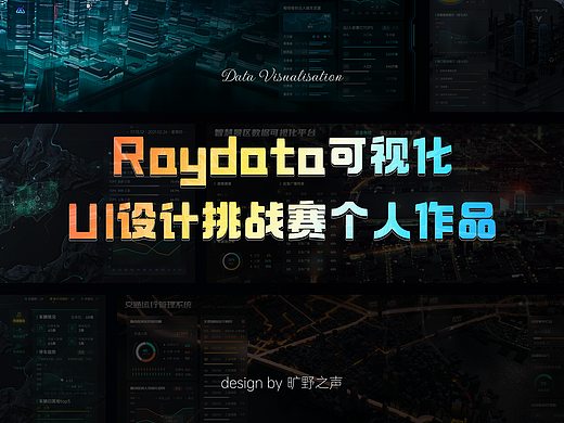 Raydata可视化UI设计挑战赛 个人作品成果展示