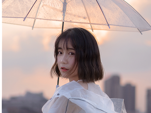 摄影后期人像修图—天台个人写真 美美哒！