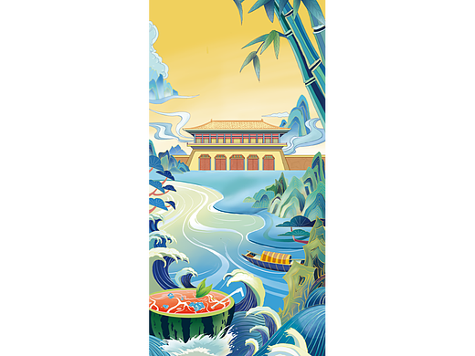 临摹的一幅插画 慢慢来呗（个人主页-ZNjExOTc1MzY=） - 商业插画 - 站酷设计师繁花落尽伊人原创素材 - 站酷ZCOOL