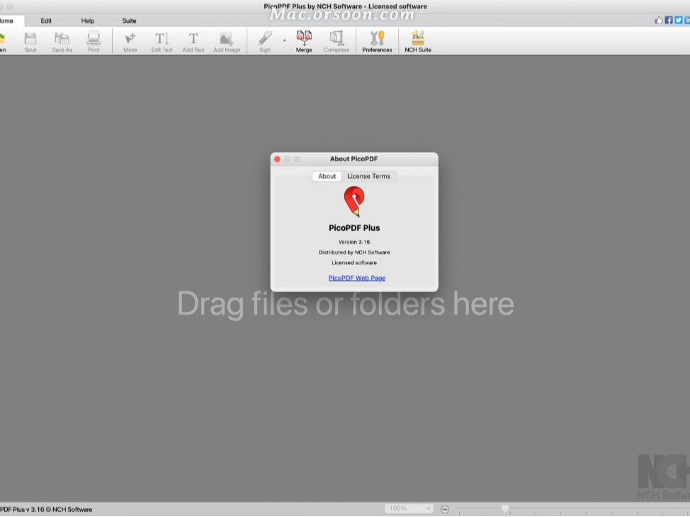 download the new for mac NCH PicoPDF Plus 4.32
