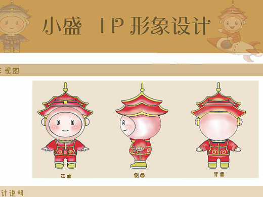 盛京皇城小盛城市IP形象设计