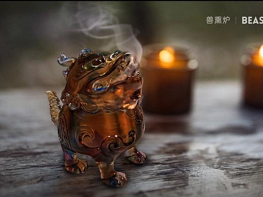 龙形琉璃香炉设计