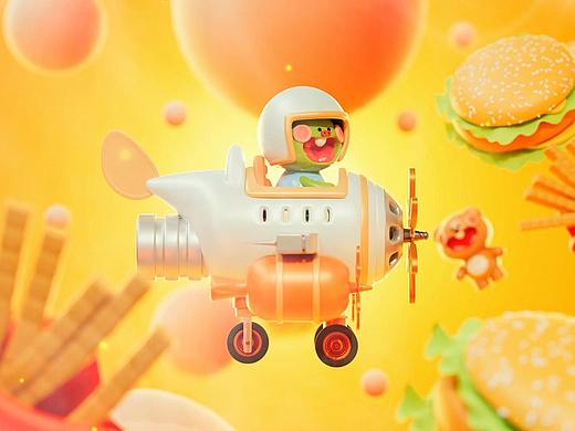 dinlab×小鱼仔Blender梦幻 充能创造营练习作品