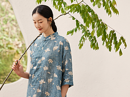 电商中式女装LOOK