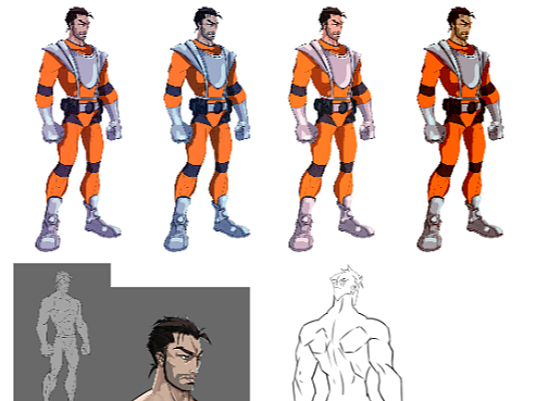 科幻游戏角色概念设计