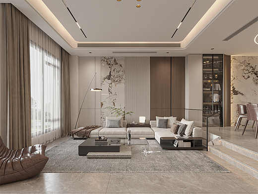 现代别墅大宅：既有风度又有温度