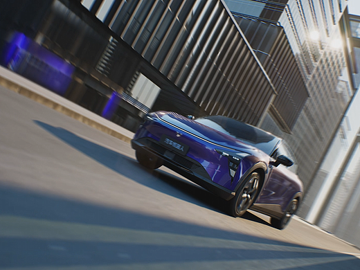 极越01 发布会UE5渲染宣传片 - 材质展示