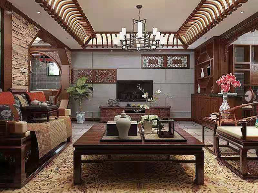 中式红木装修，演绎诗意美学空间