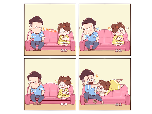 莹仔的四格小漫画