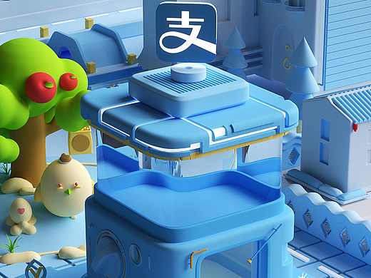 支付宝场景  产品场景  产品渲染