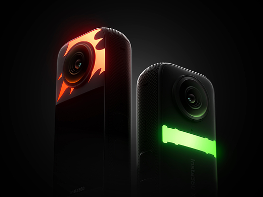 三维渲染-鬼灭之刃联名款 Insta360 X3 全景相机