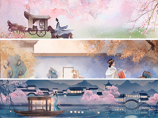 为《愿得一人心，白首不相离》创作的插图