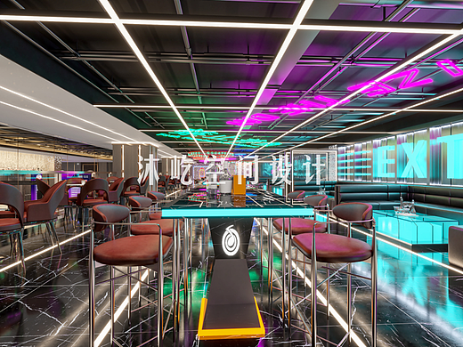 台球室（个人主页-ZNjEzNzA1MjQ=） - 商业空间设计 - 站酷设计师人间小西瓜原创素材 - 站酷ZCOOL