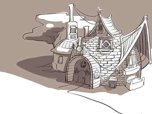 动画场景建筑概念设计