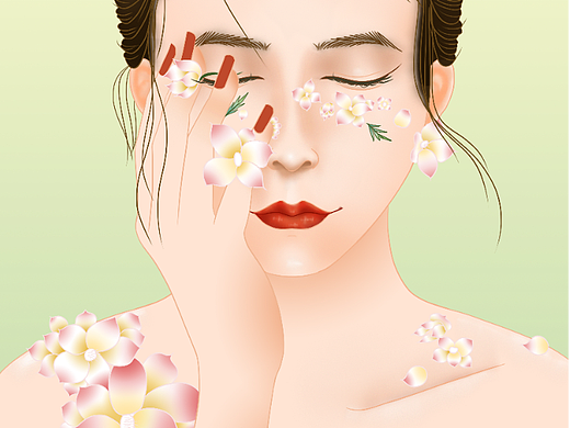 身上長花的姑娘（個(gè)人主頁-ZNTk3MDcxNDA=） - 創(chuàng)作習(xí)作 - 站酷設(shè)計(jì)師做設(shè)計(jì)的小小Rae原創(chuàng)素材 - 站酷ZCOOL