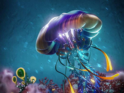 深海水母（个人主页-ZNjQ5NDgyNjQ=） - 其他三维 - 站酷设计师嗡嗡子原创素材 - 站酷ZCOOL