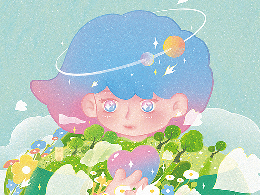 [ 绘诗系列 ] 心花梦语