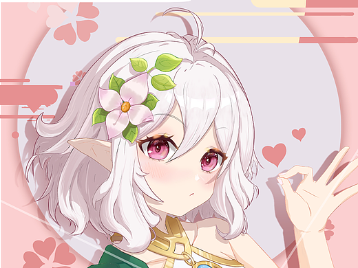 可可萝大头(商业插画)