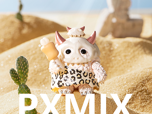 创意摄影丨泡泡玛特大久保毛怪 x 光影集 PXMIX 