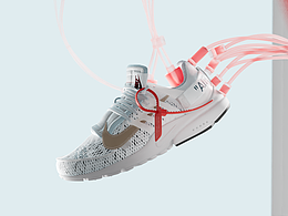 NIKE鞋子概念设计动态渲染