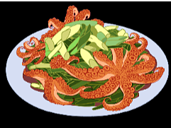 文旅插画--青岛特色美食