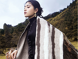 原始森林里的服装大片