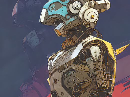 #AI创作实验室#Robot ninja mask