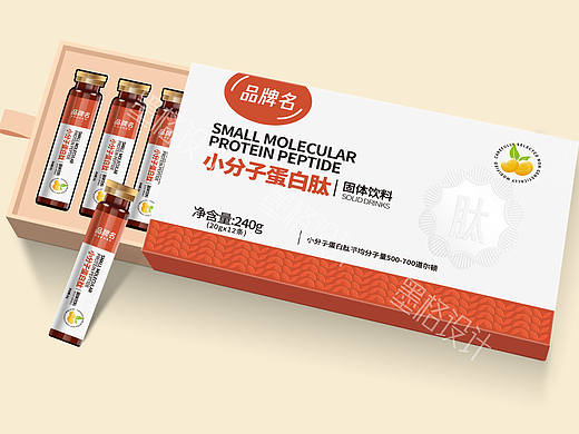 一组健康饮品包装设计