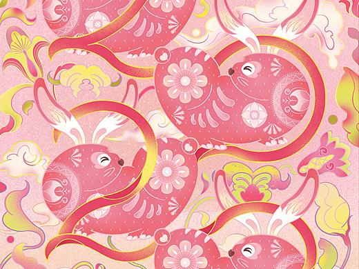 2023兔年｜春节生肖插画设计