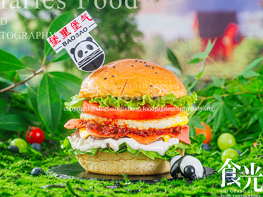 【美食摄影】创意汉堡炸鸡I成都食光里摄影