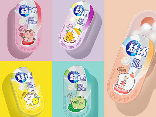 益达雪融糖包装设计 | 联萌CP，融化所有不开心