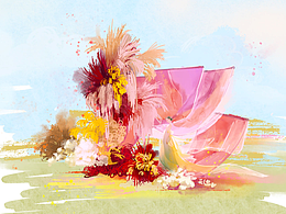 婚礼效果图分享 水彩篇