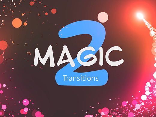 PR模板 | 独特魔术过渡动画图片展示个人照片片头