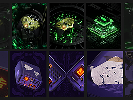 场景渲染丨Xbox SERIES 2 - Machinery