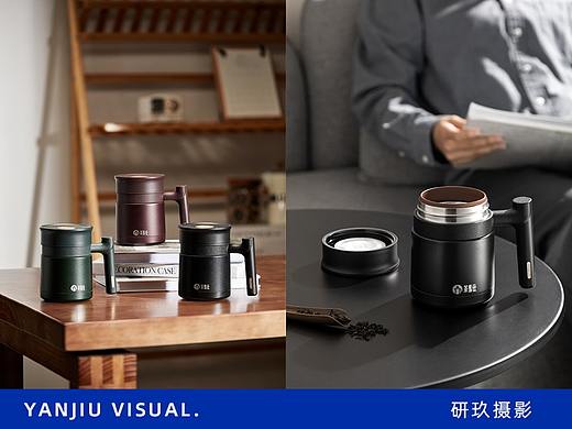 保温杯 | 高档商务风简约茶室保温壶拍摄✖ 研玖视觉