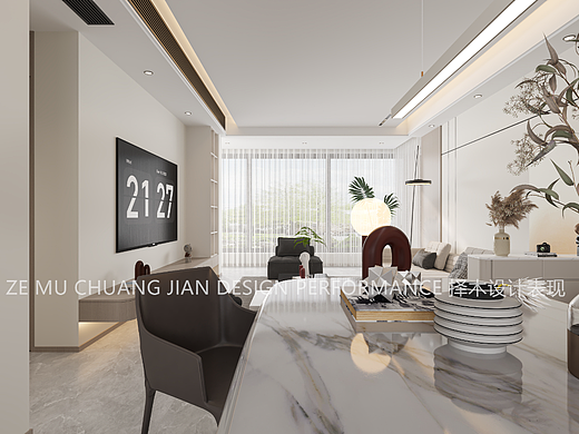 现代简约——择木创建效果图