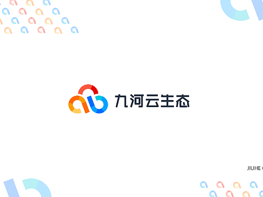 九河云生态logo设计