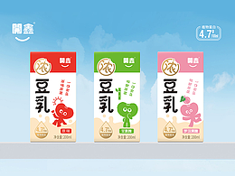 開鑫浓豆乳包装设计