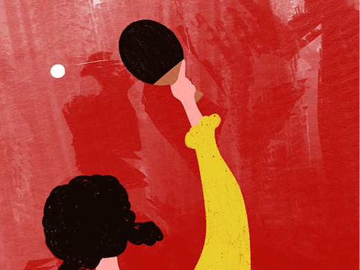 追风吗 少年——乒乓球