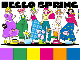 花季少女|品牌kv|线下装置|海报设计