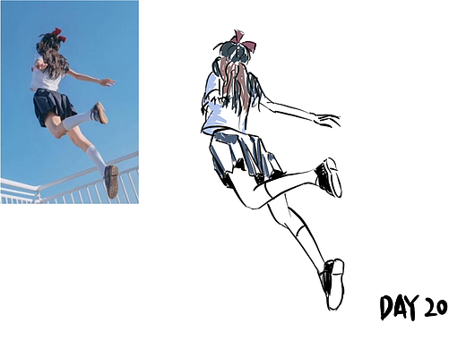 人物速寫陪練團(tuán)打卡挑戰(zhàn)day20（個(gè)人主頁-ZNjQ3NjU0NTI=） - 創(chuàng)作習(xí)作 - 站酷設(shè)計(jì)師petiteFANG原創(chuàng)素材 - 站酷ZCOOL