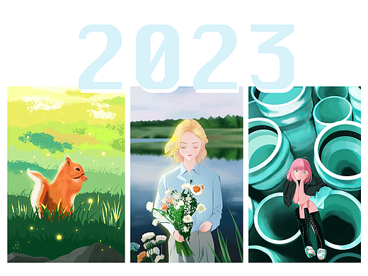 2023年6-8月插画总结