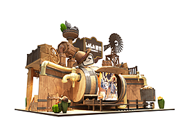 哔哩哔哩主舞台设计-西部世界